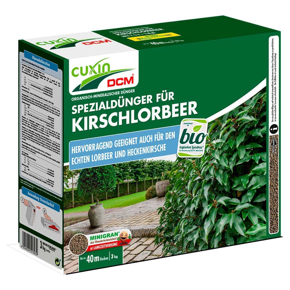 Cuxin Dcm Spezialdunger Fur Kirschlorbeer 3 Kg Alphasell Og